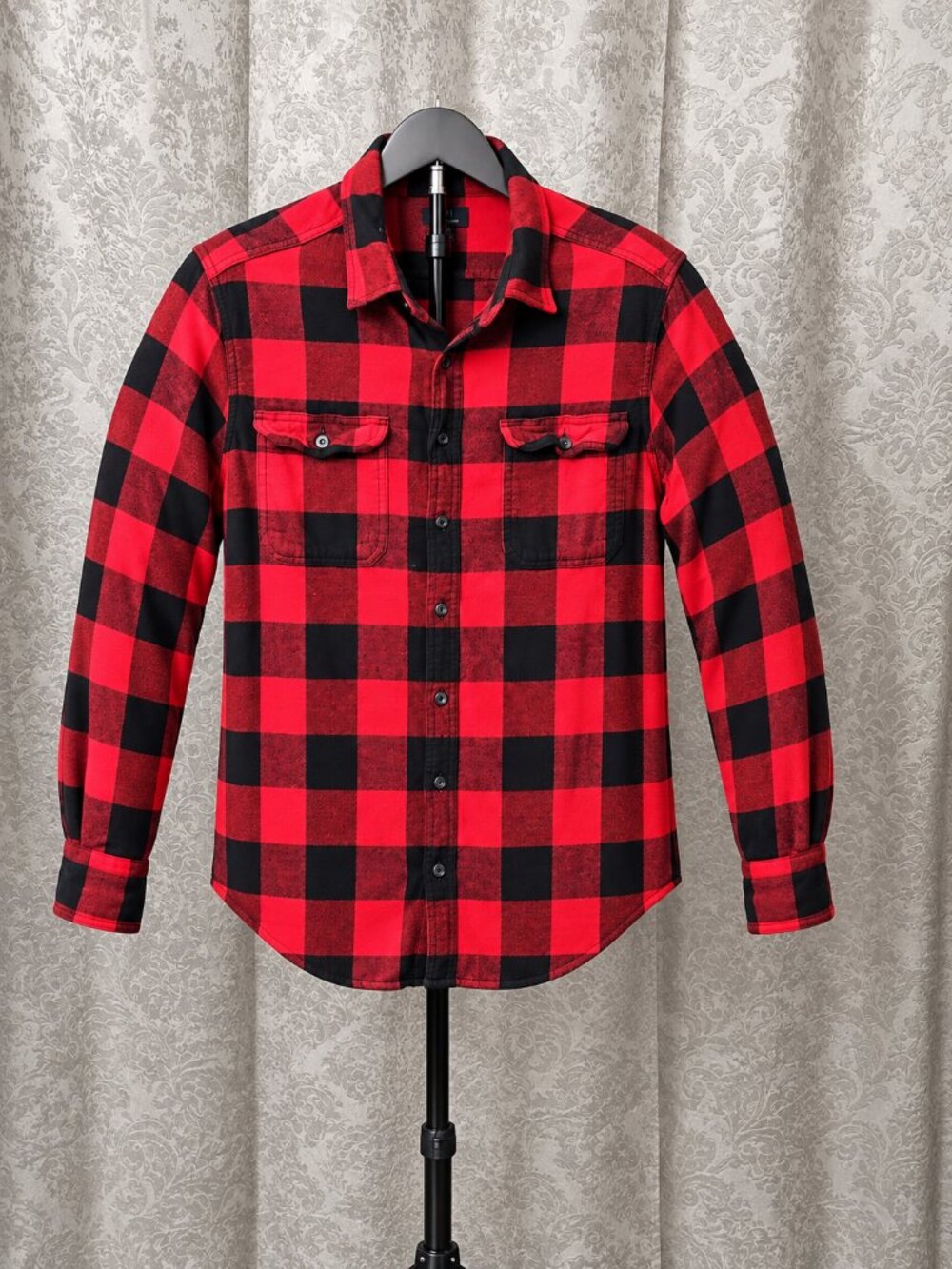 Men's red Flannel shirt 2XLT